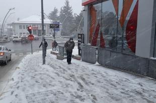 Yozgat Ve Bir Çok İlçesinde kar yağışı etkili oldu